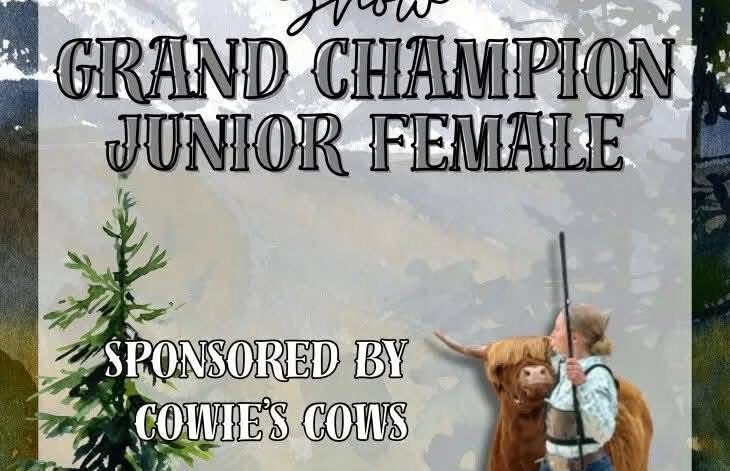 Sponsoring the state fair's Grand Champion Junior Female