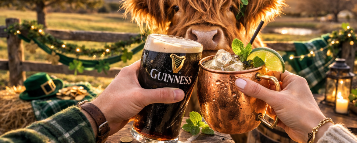 St Paddy's Day ranch visits St Paddy's Day ranch visits at Cowie's Cows Ranch in Elizabeth Colorado